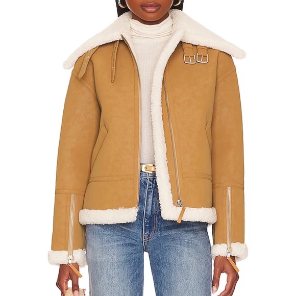 Song of Style Luco Jacket Faux Fur Size Medium - Picture 2 of 7